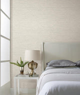 Wallpaper Challis Woven Wallpaper // Beige