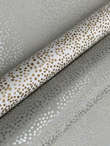 Wallpaper Champagne Dots Wallpaper // Gold & White