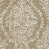 Wallpaper Charleston Damask Wallpaper // Bronze