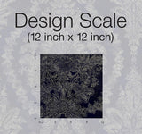 Wallpaper Charleston Damask Wallpaper // Navy