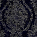 Wallpaper Charleston Damask Wallpaper // Navy