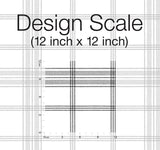 Wallpaper Charter Plaid Wallpaper // Black