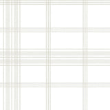 Wallpaper Charter Plaid Wallpaper // Off White