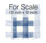 Wallpaper Checkmate Watercolor Plaid Peel & Stick Wallpaper // Blue