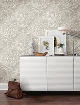 Wallpaper Chinoiserie Wallpaper // Beige