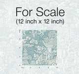 Wallpaper Chinoiserie Wallpaper // Blue & Green