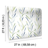 Wallpaper Chloe Vine Wallpaper // Peacock