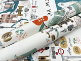 Wallpaper City Maps Wallpaper // Mint Metallic