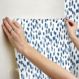 Wallpaper Club House Peel & Stick Wallpaper // Navy Blue