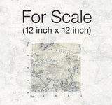Wallpaper Coastal Map Peel & Stick Wallpaper // Blue & Beige