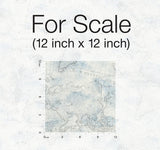 Wallpaper Coastal Map Peel & Stick Wallpaper // Blue & Grey