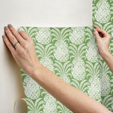 Wallpaper Colony Club Peel & Stick Wallpaper // Palm Green