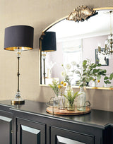 Wallpaper Cottage Basket Wallpaper // Gold Metallic