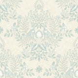 Wallpaper Cottontail Toile Premium Peel + Stick Wallpaper // Duck Egg