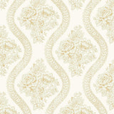 Wallpaper Coverlet Floral Wallpaper // Yellow