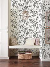 Wallpaper Creeping Fig Vine Wallpaper // Black & White