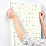 Wallpaper Cross Stitch Wallpaper // Green