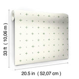 Wallpaper Cross Stitch Wallpaper // Green