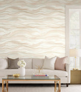 Wallpaper Currents Wall Mural // Beige