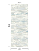 Wallpaper Currents Wall Mural // Blue