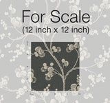 Wallpaper Dahlia Trail Wallpaper // Black & Taupe