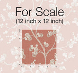 Wallpaper Dahlia Trail Wallpaper // Burnt Orange