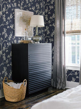 Wallpaper Dahlia Trail Wallpaper // Navy