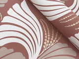Wallpaper Dancing Leaves Wallpaper // Tan