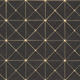 Wallpaper Dazzling Diamond Sisal Grasscloth Wallpaper // Gold