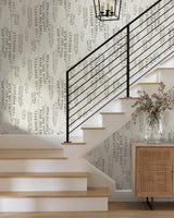 Wallpaper Deco Wisteria Wallpaper // Cream & Gold