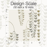 Wallpaper Deco Wisteria Wallpaper // Cream & Gold