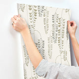 Wallpaper Deco Wisteria Wallpaper // Cream & Gold