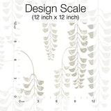 Wallpaper Deco Wisteria Wallpaper // White & Cream