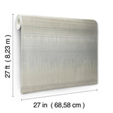 Wallpaper Desert Textile Wallpaper // Grey