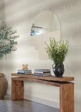 Wallpaper Desert Textile Wallpaper // White