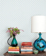 Wallpaper Diamond Gate Wallpaper // Blue & White