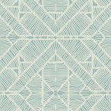 Wallpaper Diamond Macrame Wallpaper // Aqua