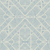 Wallpaper Diamond Macrame Wallpaper // Blue