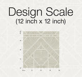 Wallpaper Diamond Macrame Wallpaper // Taupe