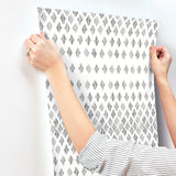 Wallpaper Diamond Ombre Wallpaper // Black & White