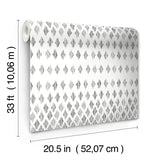 Wallpaper Diamond Ombre Wallpaper // Black & White