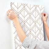 Wallpaper Diamond Shadow Wallpaper // Orange