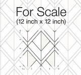 Wallpaper Diamond Shadow Wallpaper // White