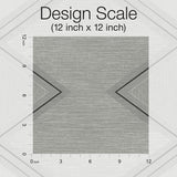 Wallpaper Diamond Twist Wallpaper // Grey & Black