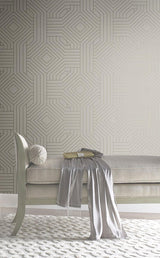 Wallpaper Diverging Diamonds Wallpaper // Taupe