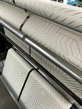 Wallpaper Diverging Diamonds Wallpaper // White