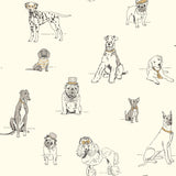 Wallpaper Dog's Life Wallpaper // Silver & Gold Metallic