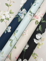 Wallpaper Dogwood Wallpaper // Navy