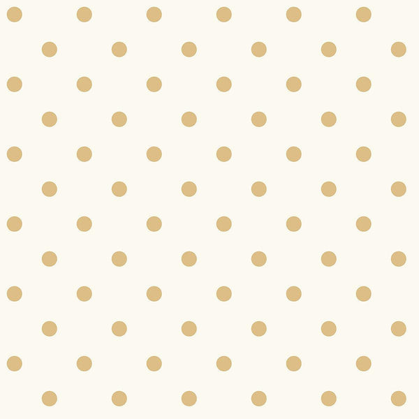 Wallpaper Dots on Dots Wallpaper // White & Yellow 