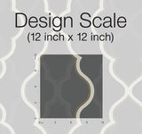 Wallpaper Double Damask Wallpaper // Black